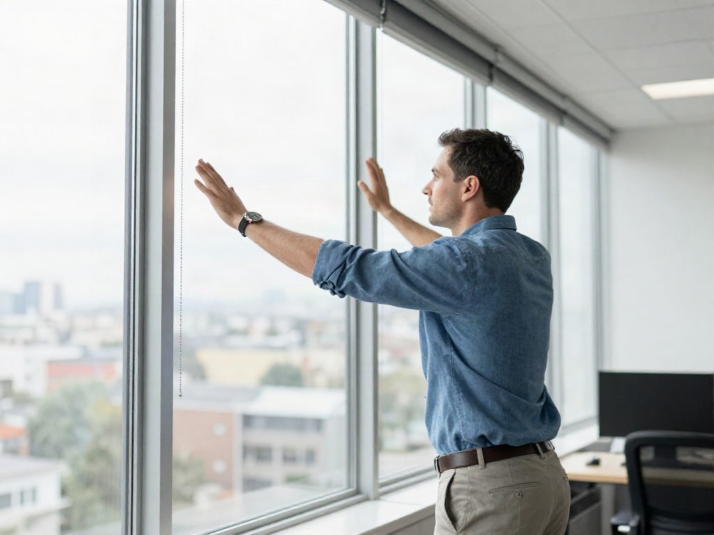 Stoßlüften Büro
