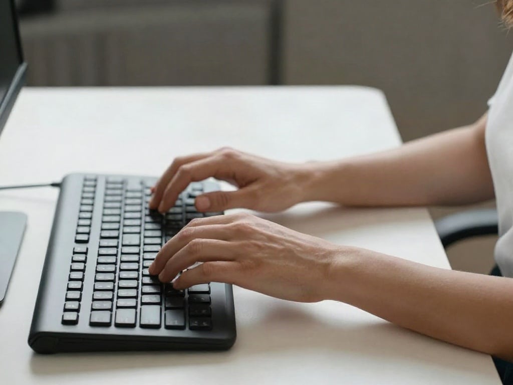 Tastatur Position