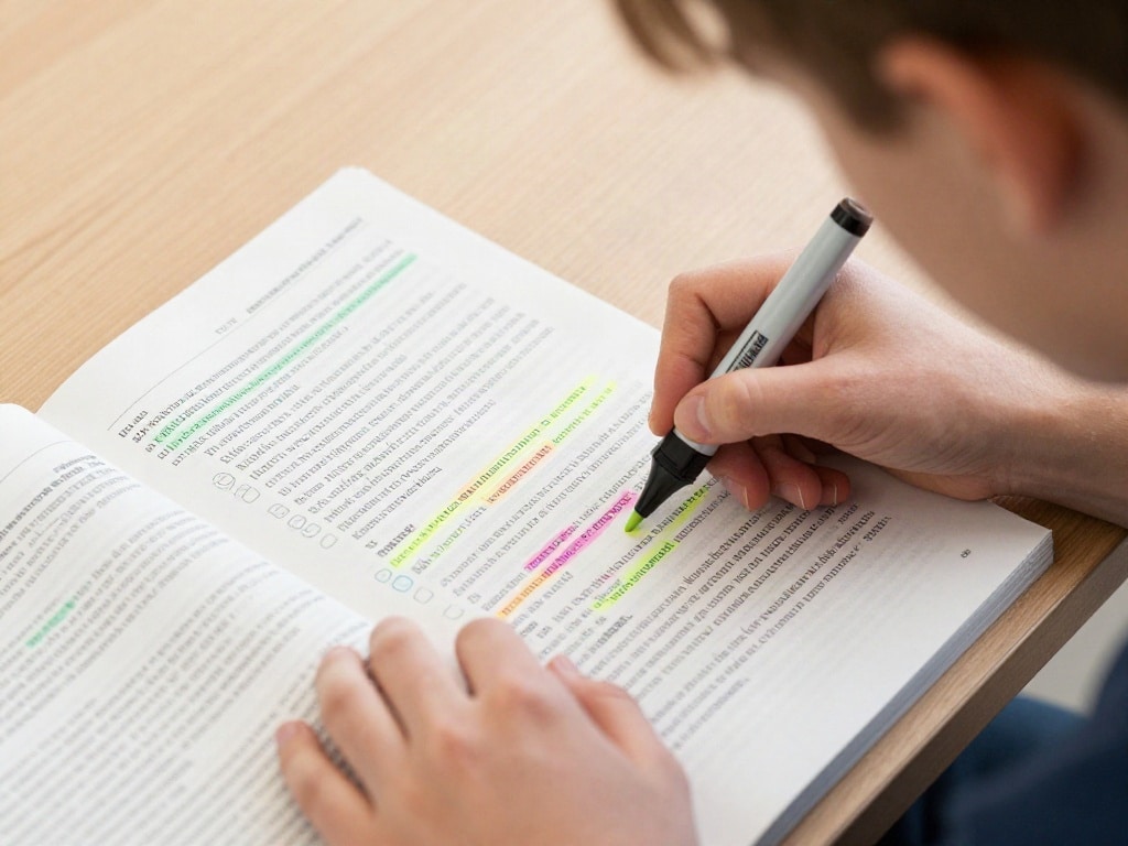 Textmarker Farben Bedeutung